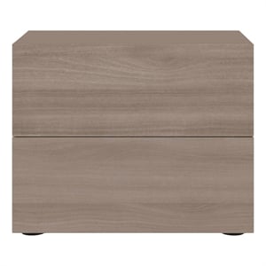 Casabianca Home Ayla Nightstand in Brown Elm