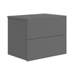 Casabianca Home Ayla Nightstand in Gray Matte