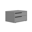 Casabianca Home Carter Left Nightstand in Gray Matte