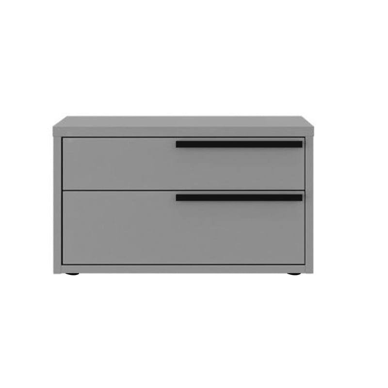 Casabianca Home Carter Right Nightstand in Gray Matte