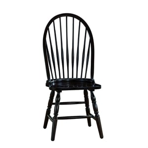 Carolina Classics Winslow Windsor Chair in Antique Black