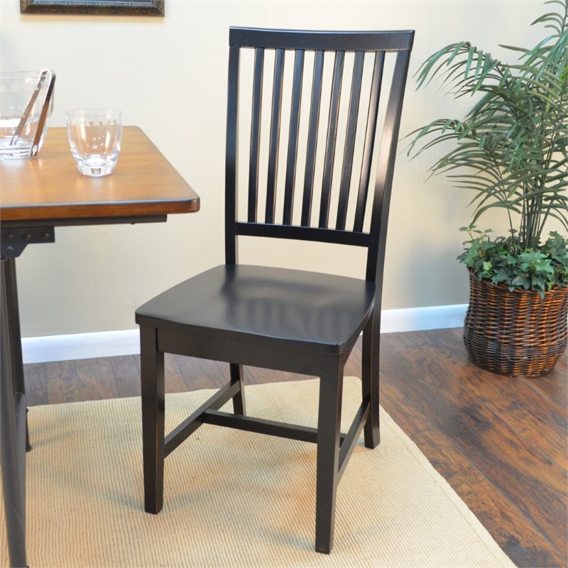 Carolina Classics Morgan Mission Chair in Antique Black