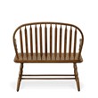 Carolina Classics Windsor Living Room Bench in American Oak