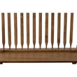 Carolina Classics Windsor Living Room Bench in American Oak