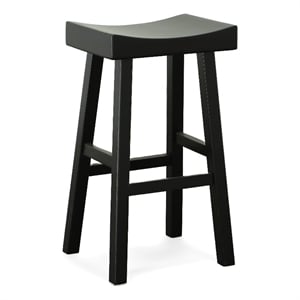 Carolina Classics Colborn 30&quot Bar Stool Antique Black