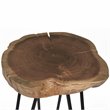 Carolina Classics Seti Live Edge Accent Table Top in Black