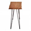 Carolina Classics Seti Live Edge Bar Table in Natural and Black