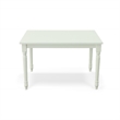 Carolina Classics Draven Farmhouse Wood Dining Table in White