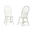 Carolina Classics Windsor Wood Dining Chair in Pure White