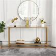 Carolina Classics Graydon Gold Slim Console in Gold