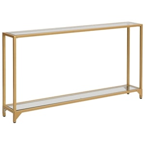 Carolina Classics Graydon Gold Slim Console in Gold