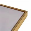 Carolina Classics Cityscape Abstract Wall Art 36 x 47 with Gold Frame in Teal