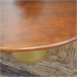 Carolina Classics Gio 54 In Pedestal Dining Table in Elm/Gold