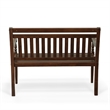 Carolina Classics Belmont Outdoor RTA Wooden Bench in Elm