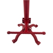 Carolina Classics August Tractor Seat Stool with Back in Red