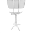 Carolina Classics August Tractor Seat Stool with Back in White