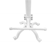 Carolina Classics August Tractor Seat Stool with Back in White