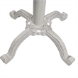 Carolina Classics Justin Adjustable Stool in Whitewash