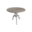 Carolina Classics Bentley Adjustable Crank Table in Whitewash