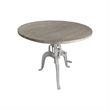Carolina Classics Bentley Adjustable Crank Table in Whitewash