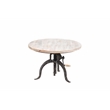 Carolina Classics Riley Adjustable Height Wood Coffee Table in Brown