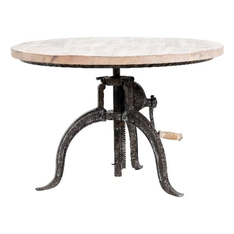Carolina Classics Riley Adjustable Height Wood Coffee Table in Brown