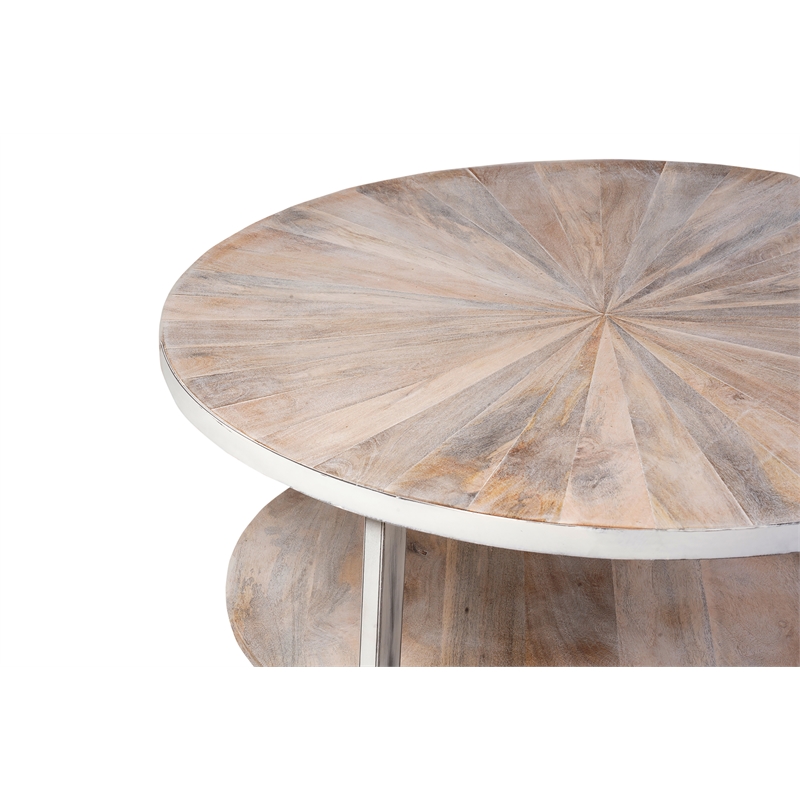 Chelsea Round Coffee Table - Whitewash