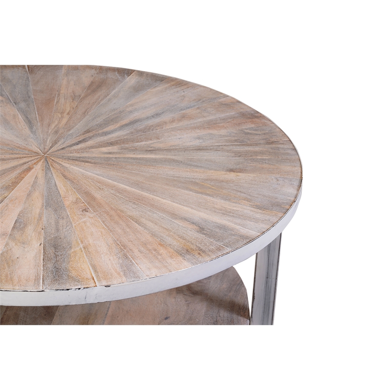 Chelsea Round Coffee Table - Whitewash