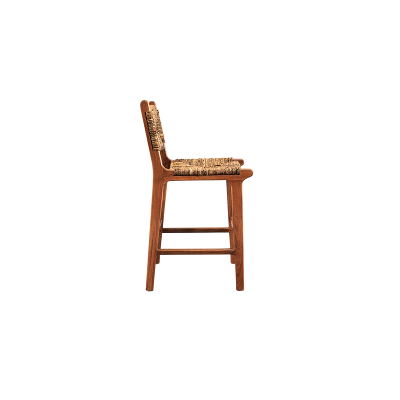 Banana Weave Barstool - Set of 2 - Caramel