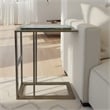 Carolina Castella C-End Table in Antique Brass