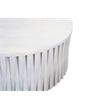 Carolina Hatteras Woven Coffee Table in Whitewash