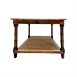 Carolina Chesterfield Wood & Cane Coffee Table in Natural