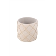 Carolina Handwoven Eros X Solid Fabric Storage Ottoman