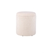 Carolina Handwoven Hermes Solid Fabric Storage Ottoman