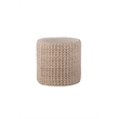 Carolina Handwoven Plutus Tuape Waffle Storage Ottoman