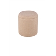 Carolina Handwoven Apollo Jute Check Storage Ottoman