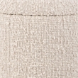 Carolina Handwoven Hestia Round Wood Base Storage Ottoman