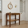 Carolina Chair & Table Rectangular Mango Wood Side Table in Chestnut