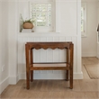 Carolina Chair & Table Rectangular Mango Wood Side Table in Chestnut