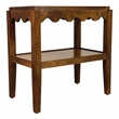 Carolina Chair & Table Rectangular Mango Wood Side Table in Chestnut