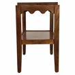 Carolina Chair & Table Rectangular Mango Wood Side Table in Chestnut