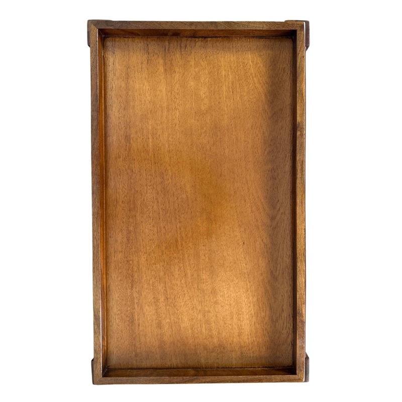 Carolina Chair & Table Rectangular Mango Wood Side Table in Chestnut