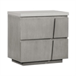 Carolina Chair & Table Largo Accent Table with Concrete Top in White