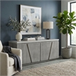 Carolina Chair & Table Largo High Media Unit with Concrete Top in Gray