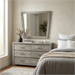 Carolina Chair & Table Largo Acacia Frame Mirror in Grey