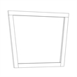 Carolina Chair & Table Largo Acacia Frame Mirror in Grey