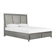 Carolina Chair & Table Largo Acacia Headboard in Gray