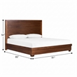 Carolina Chair & Table Largo King Bed in Mid Tone Acacia