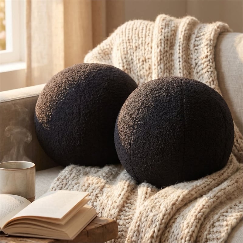 Carolina Chair & Table Lille Decor Pillow in Black (Set of 2)