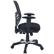 Modway Articulate Modern Mesh and Fabric Office Chair in Black Finish